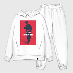 Мужской костюм оверсайз Slim Shady: Eminem, цвет: белый