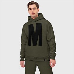 Мужской костюм оверсайз Мы(М), цвет: хаки — фото 2