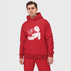 Мужской костюм оверсайз Korn Toy, цвет: красный — фото 2