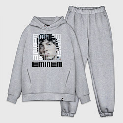 Мужской костюм оверсайз Eminem labyrinth, цвет: меланж