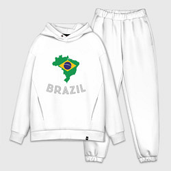 Мужской костюм оверсайз Brazil Country
