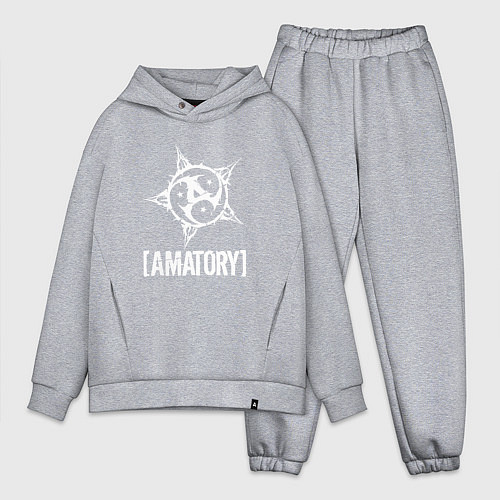 Мужской костюм оверсайз Amatory Style / Меланж – фото 1