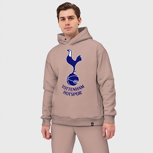 Мужской костюм оверсайз Tottenham FC / Пыльно-розовый – фото 3