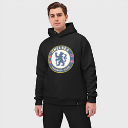 Мужской костюм оверсайз Chelsea FC, цвет: черный — фото 2