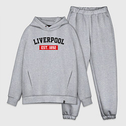 Мужской костюм оверсайз FC Liverpool Est. 1892
