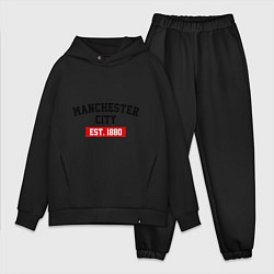 Мужской костюм оверсайз FC Manchester City Est. 1880