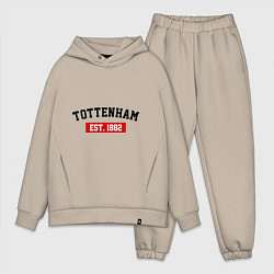 Мужской костюм оверсайз FC Tottenham Est. 1882