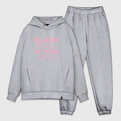 Мужской костюм оверсайз Black Pink in youe area