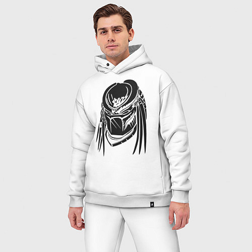 Мужской костюм оверсайз Хищник / Белый – фото 3