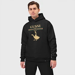 Мужской костюм оверсайз GUSSI Fashion, цвет: черный — фото 2