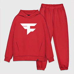 Мужской костюм оверсайз FAZE Symbol, цвет: красный