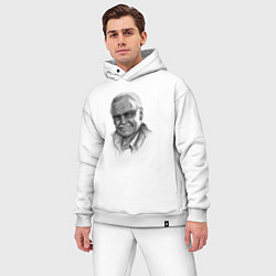 Мужской костюм оверсайз Стен Ли, цвет: белый — фото 2