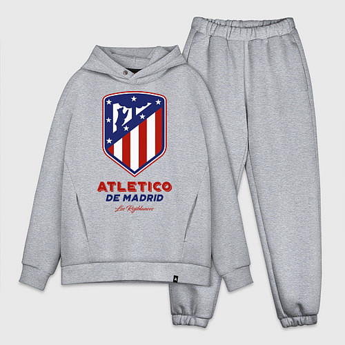 Мужской костюм оверсайз Atlecito de Madrid / Меланж – фото 1