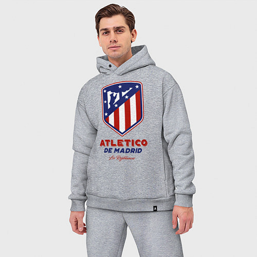 Мужской костюм оверсайз Atlecito de Madrid / Меланж – фото 3