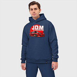 Мужской костюм оверсайз JDM Culture цвета тёмно-синий — фото 2