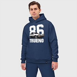 Мужской костюм оверсайз TRUENO 86, цвет: тёмно-синий — фото 2