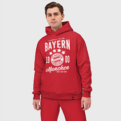 Мужской костюм оверсайз Bayern Munchen 1900 цвета красный — фото 2