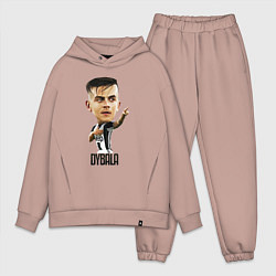 Мужской костюм оверсайз Dybala, цвет: пыльно-розовый