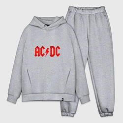 Мужской костюм оверсайз AC/DC: Black Ice, цвет: меланж