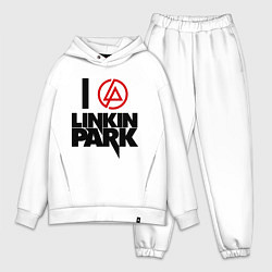 Мужской костюм оверсайз I love Linkin Park, цвет: белый