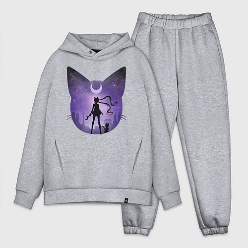 Мужской костюм оверсайз Pretty Soldier Sailor Moon / Меланж – фото 1