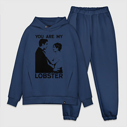 Мужской костюм оверсайз You are My Lobster, цвет: тёмно-синий
