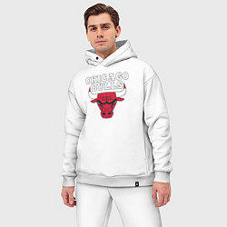 Мужской костюм оверсайз CHICAGO BULLS, цвет: белый — фото 2