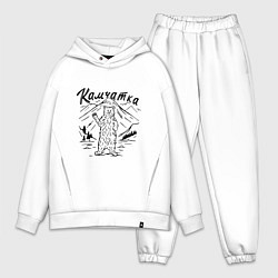 Мужской костюм оверсайз Камчатка, цвет: белый