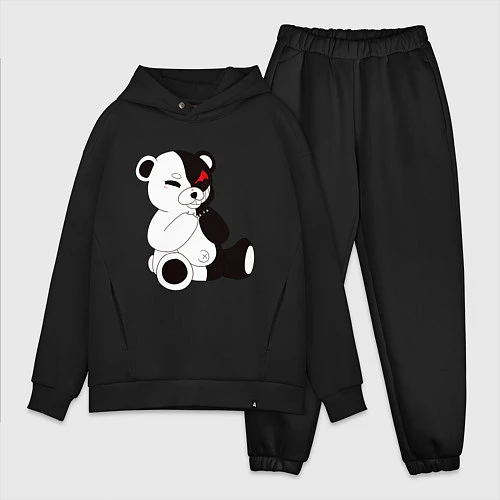 Мужской костюм оверсайз Monokuma / Черный – фото 1