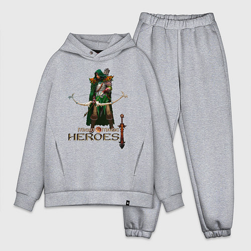 Мужской костюм оверсайз Heroes of Might and Magic / Меланж – фото 1