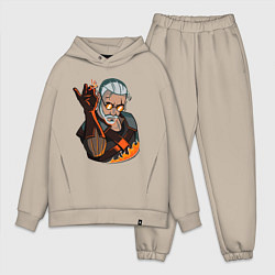 Мужской костюм оверсайз Ведьмак