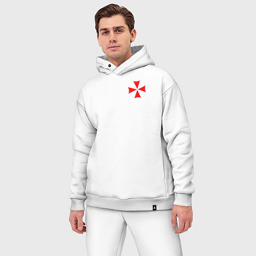 Мужской костюм оверсайз UMBRELLA CORP / Белый – фото 3