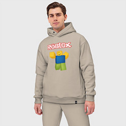Мужской костюм оверсайз ROBLOX, цвет: миндальный — фото 2