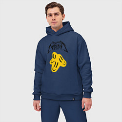 Мужской костюм оверсайз ПОШЛАЯ МОЛЛИ, цвет: тёмно-синий — фото 2