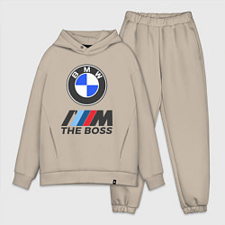 Мужской костюм оверсайз BMW BOSS, цвет: миндальный