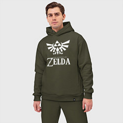 Мужской костюм оверсайз THE LEGEND OF ZELDA, цвет: хаки — фото 2