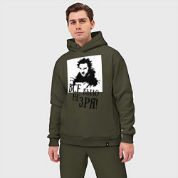 Мужской костюм оверсайз Все было не зря, цвет: хаки — фото 2