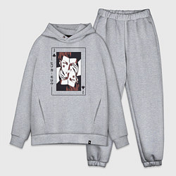 Мужской костюм оверсайз Хисока Охотник х Охотник Joker, цвет: меланж