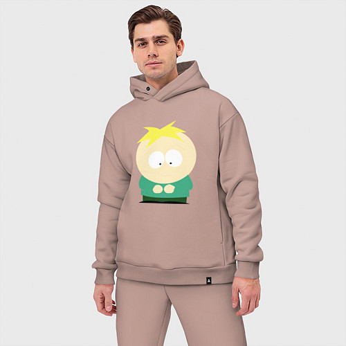 Мужской костюм оверсайз South Park Баттерс / Пыльно-розовый – фото 3