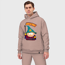 Мужской костюм оверсайз CARTMAN, цвет: пыльно-розовый — фото 2