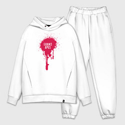 Мужской костюм оверсайз Paint Guano Apes, цвет: белый