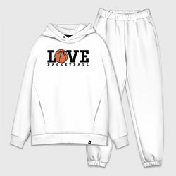 Мужской костюм оверсайз Love Basketball