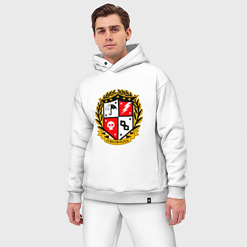 Мужской костюм оверсайз Академия Амбрелла 2 / Белый – фото 3