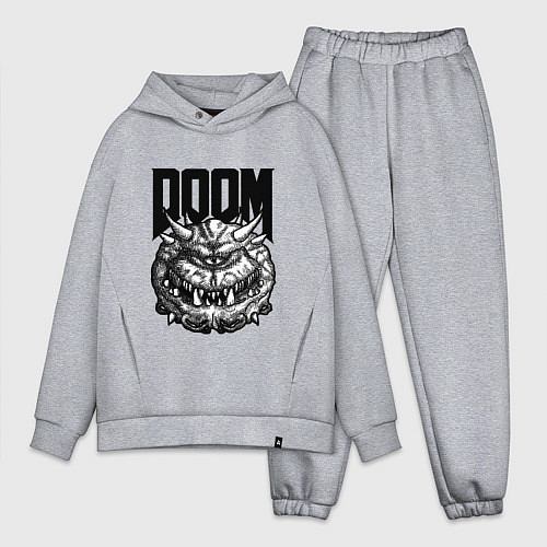 Мужской костюм оверсайз КАКОДЕМОН DOOM Z / Меланж – фото 1