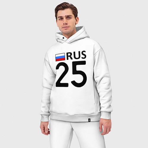 Мужской костюм оверсайз RUS 25 / Белый – фото 3