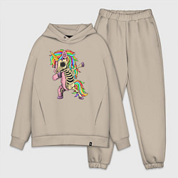 Мужской костюм оверсайз Единорог зомби