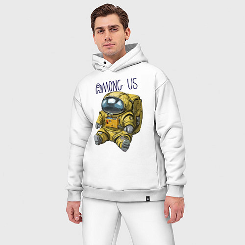 Мужской костюм оверсайз Among Us / Белый – фото 3