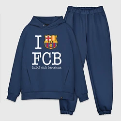 Мужской костюм оверсайз Barcelona FC