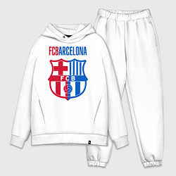 Мужской костюм оверсайз Barcelona FC