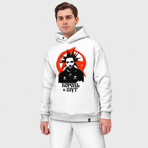 Мужской костюм оверсайз Король и Шут / Белый – фото 3